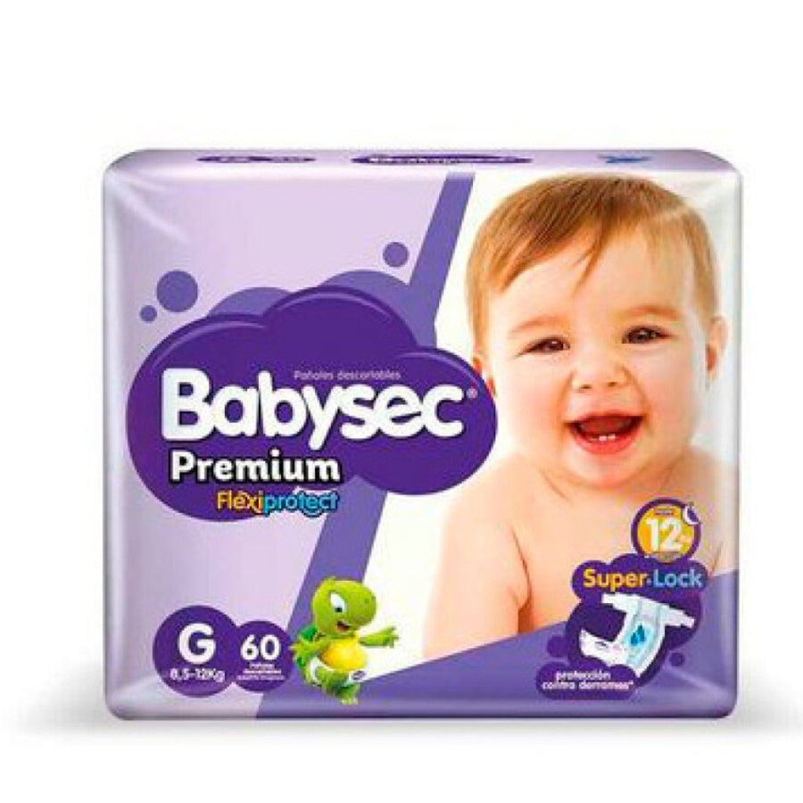 Pañales Babysec Premium G x60