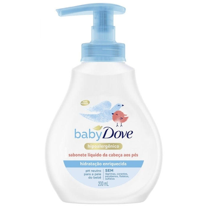 Jabon Baby Dove Liquido 200ml