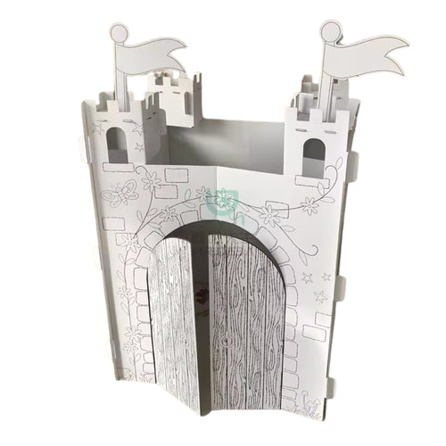 Castillo de carton para pintar