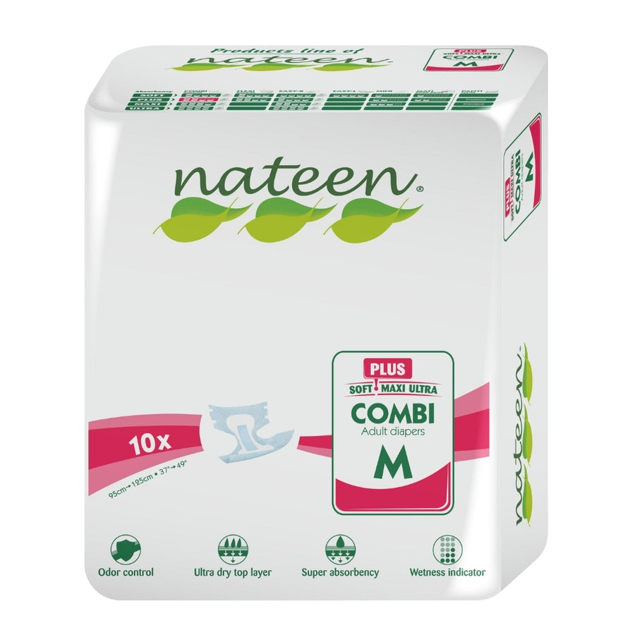 Pañales Nateen plus adulto M X10