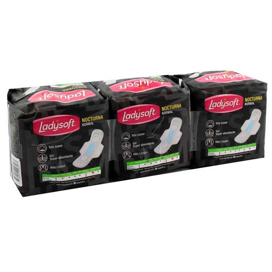 Toallas femeninas Ladysoft nocturna x21