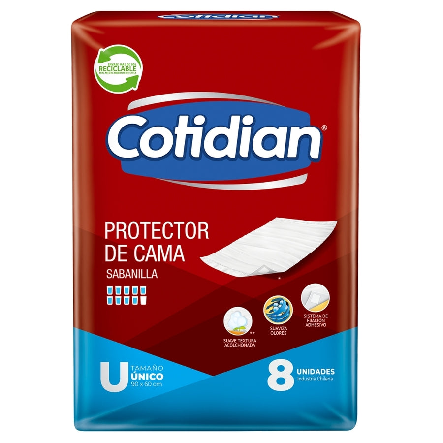 Protector de cama Cotidian x8