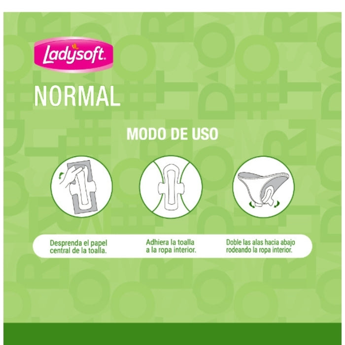 Toallas femeninas Ladysoft normal x24
