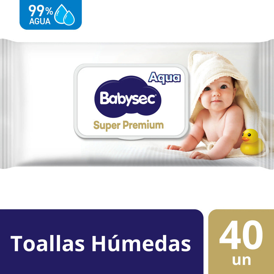Toallitas humedas Babysec Super Premium x40
