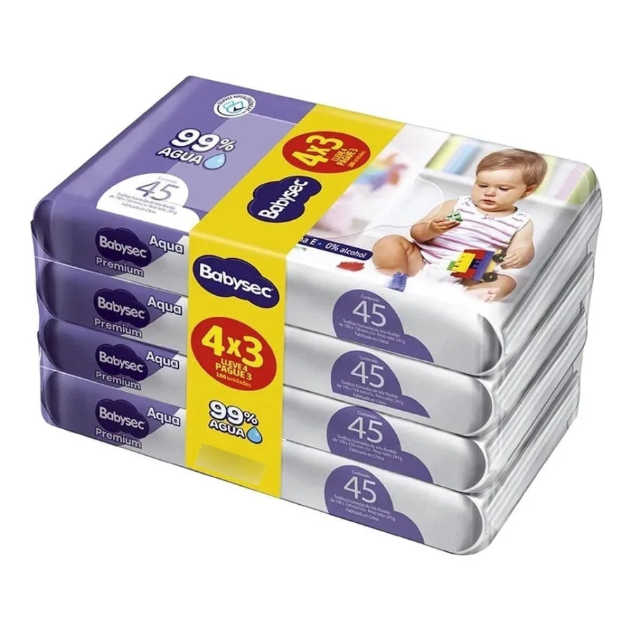 Toallitas humedas Babysec Premium x180
