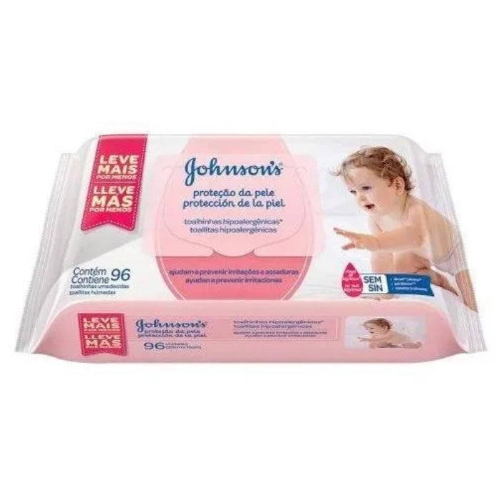 Toallitas humedas Johnsons extra cuidado x96