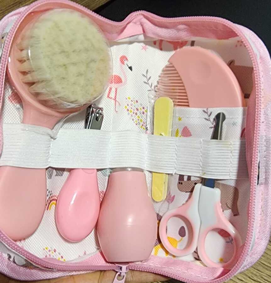 Set de higiene cuidado para Bebé rosa - Bebesit