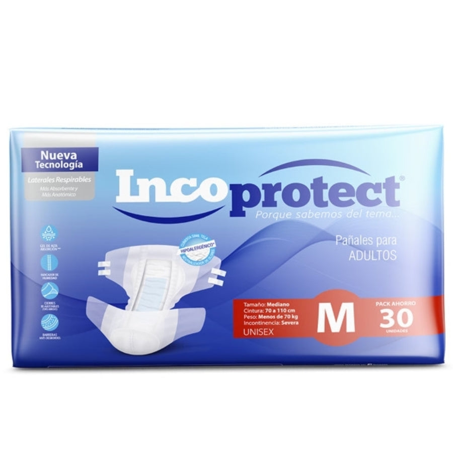 Pañales Incoprotect M x30