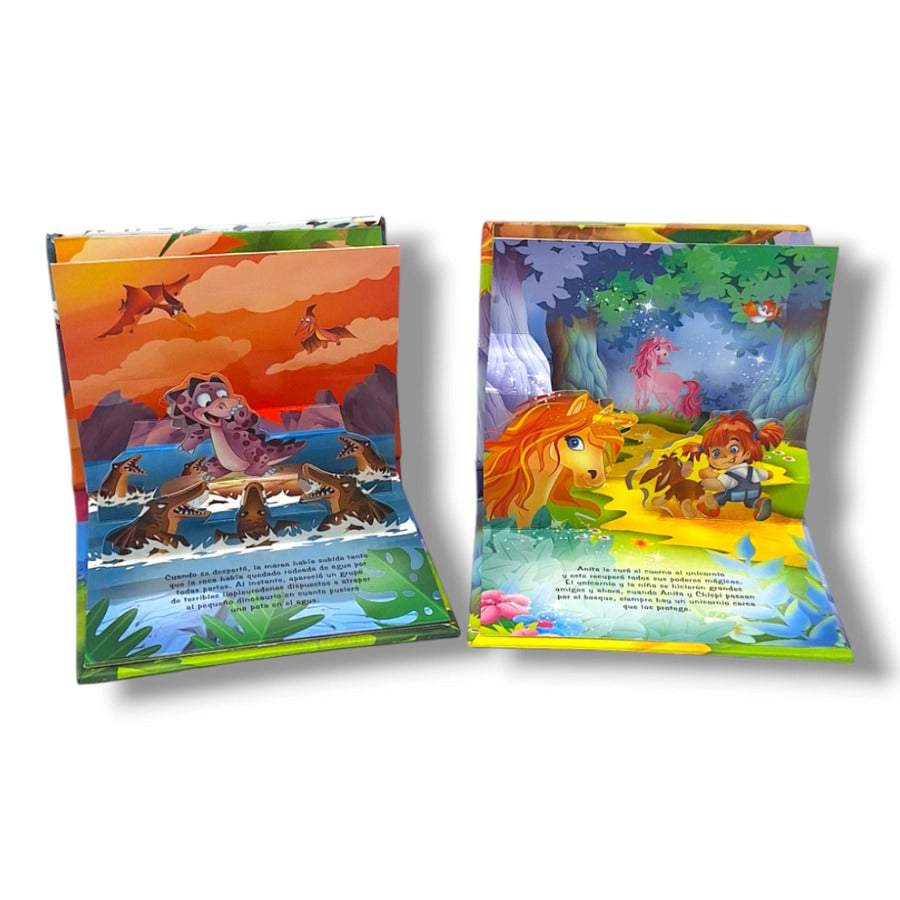Mini Pop-Up Dinosaurios