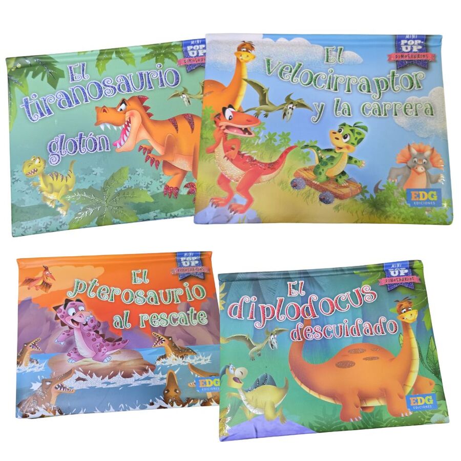 Mini Pop-Up Dinosaurios