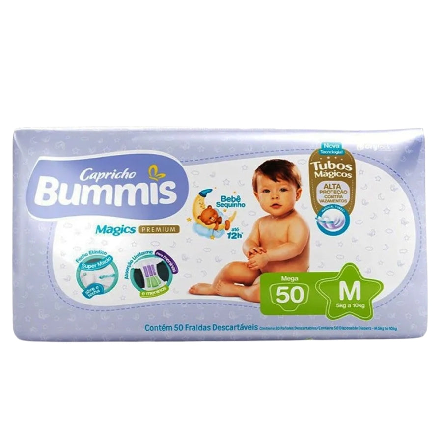 Pañales bummis magics premium M x50