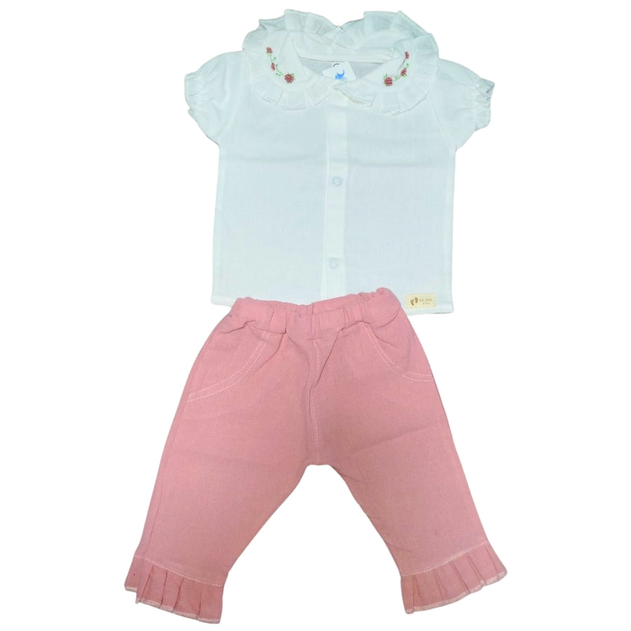 Conjunto de lino niña