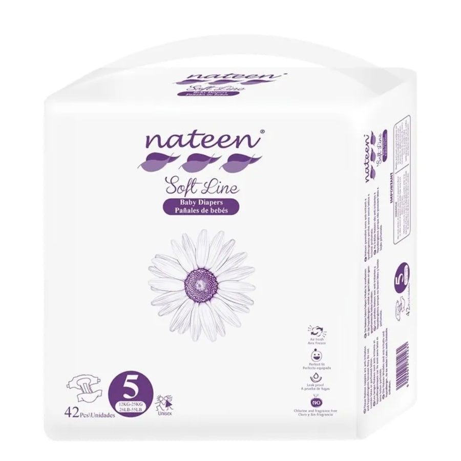 Pañales Nateen Soft Line 5 (XL) x42