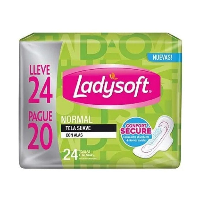 Toallas femeninas Ladysoft normal x24