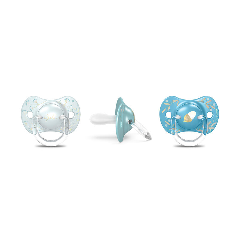 Chupete Suavinex Oro Azul fisiologico +18 meses