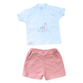 Conjunto short y busito bordado Gema Kids