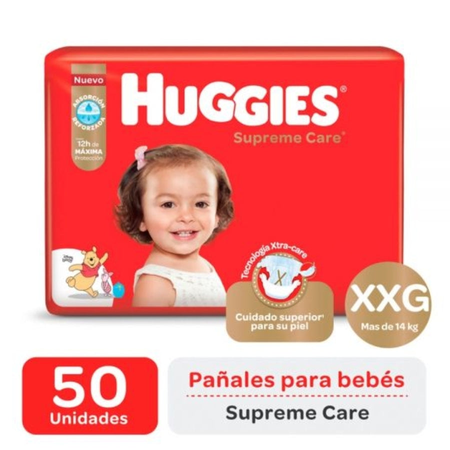 Pañales huggies supreme care XXG *50