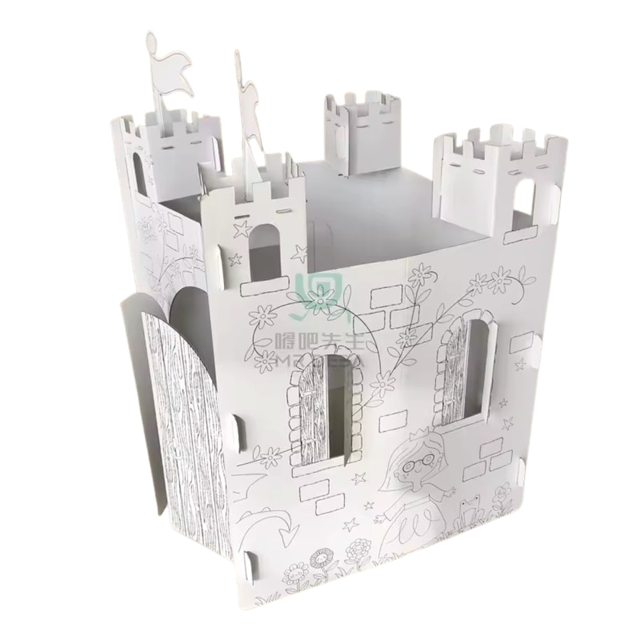 Castillo de carton para pintar