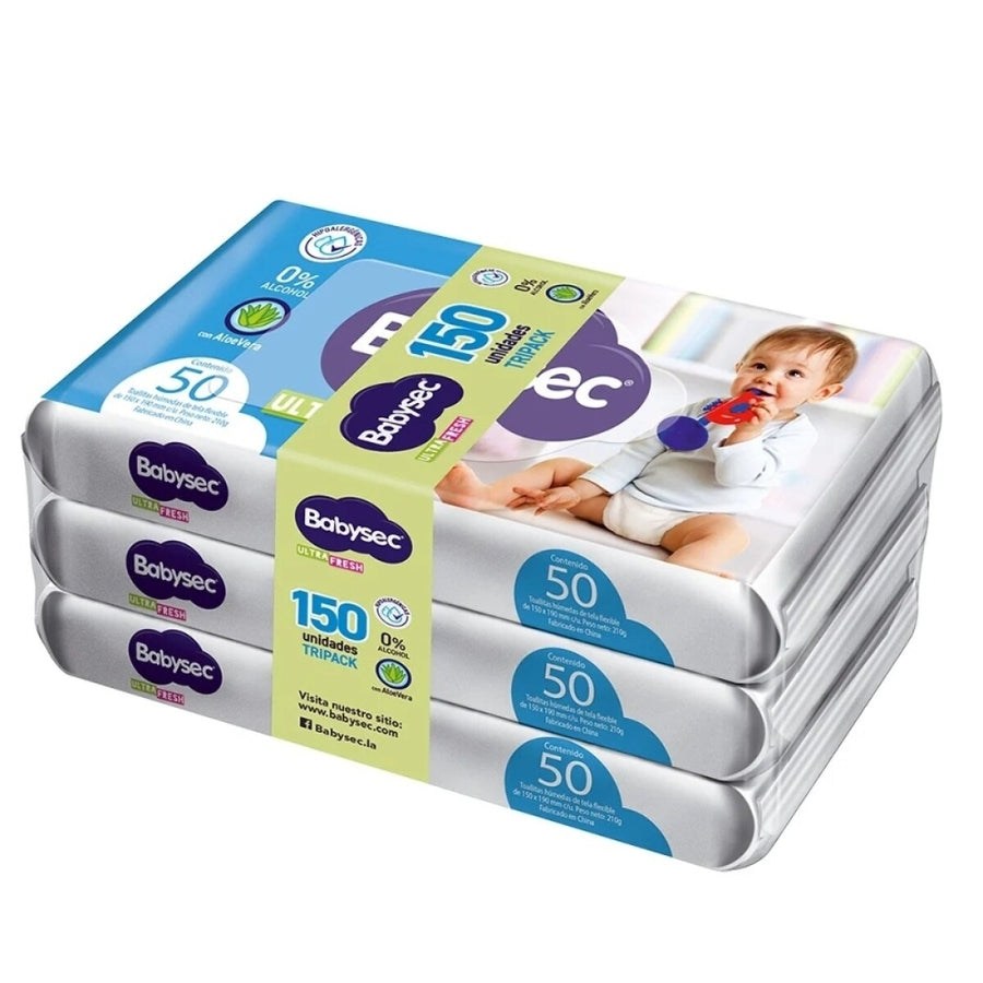 Toallitas humedas Babysec Ultra x150