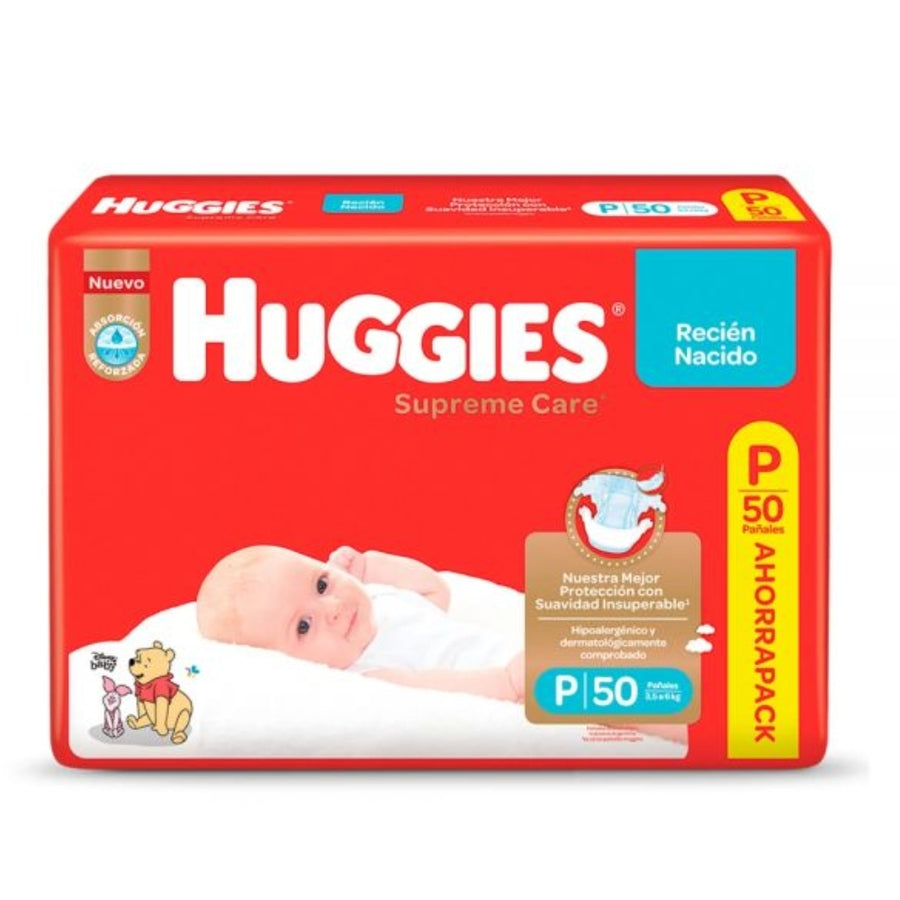 Pañales huggies supreme care P *50