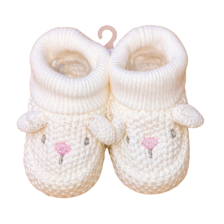 Zapatito tejido con diseño
