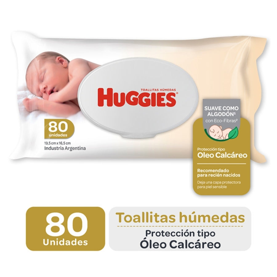 Toallitas humedas Huggies Oleo Calcareo x80