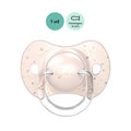 Chupete Suavinex fisiologico 0-6 Gold Rosa