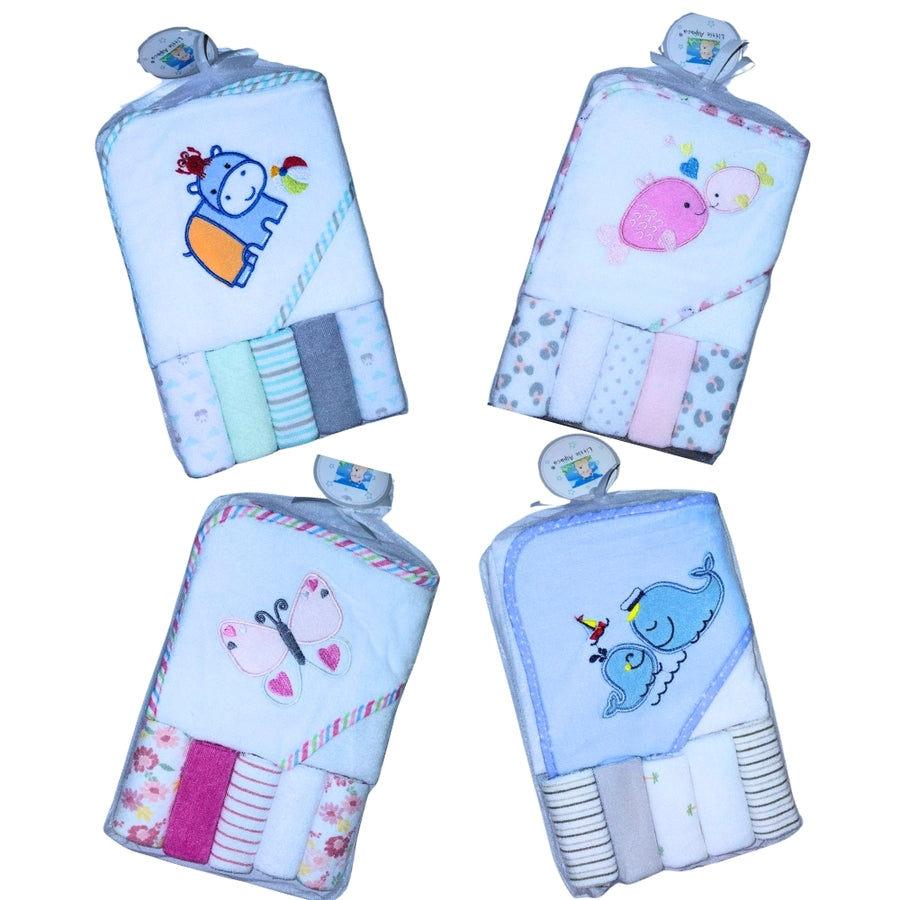 Set de Toalla con Capucha + Babitas