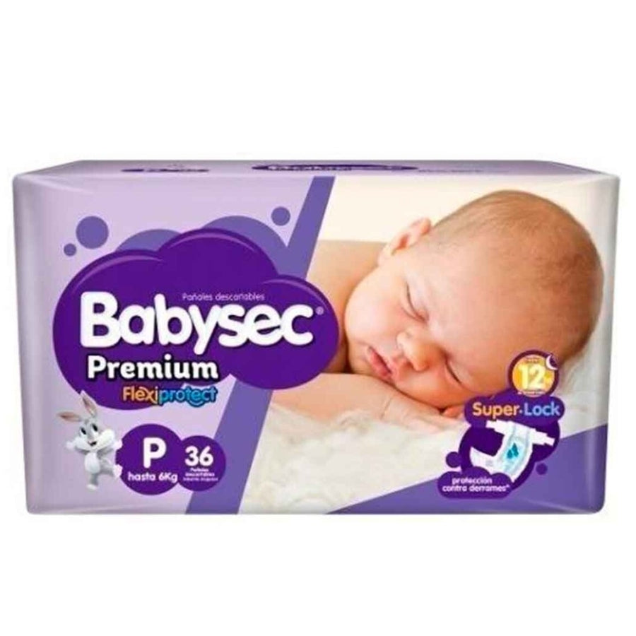 Pañales Babysec Premium P x36