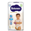 Pañales Babysec Super Premium G x88