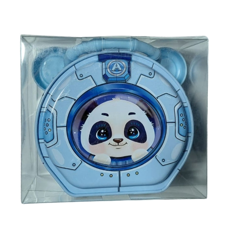 Alcancia de metal astronauta