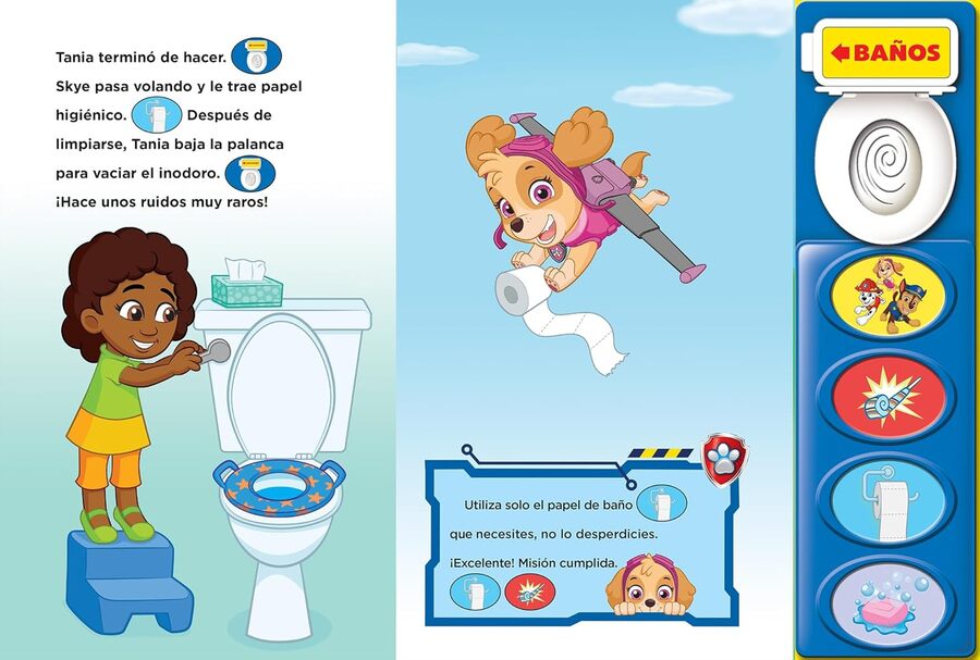 Libro Al baño con PAW Patrol !