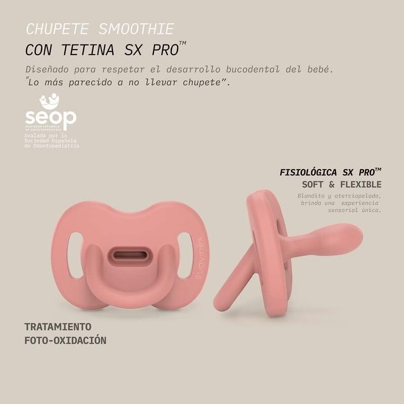 Chupete Suavinex Smoothie azul 6-18m