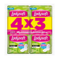 Toallas femeninas Ladysoft normal de 32  (4x3)