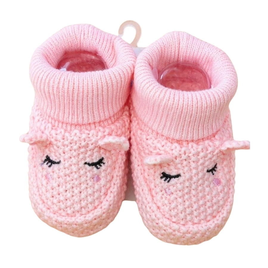 Zapatito tejido con diseño