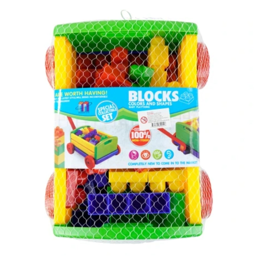 Carro con bloques didacticos