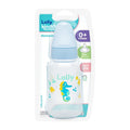 Mamadera biberón Océano c/teti natural silc azul 160ml Lolly