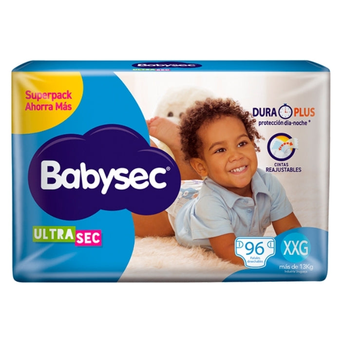 Pañales Babysec Ultra sec XXG x96
