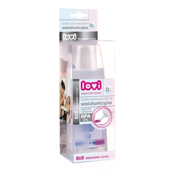 Botella de silicona con cuchara lovi