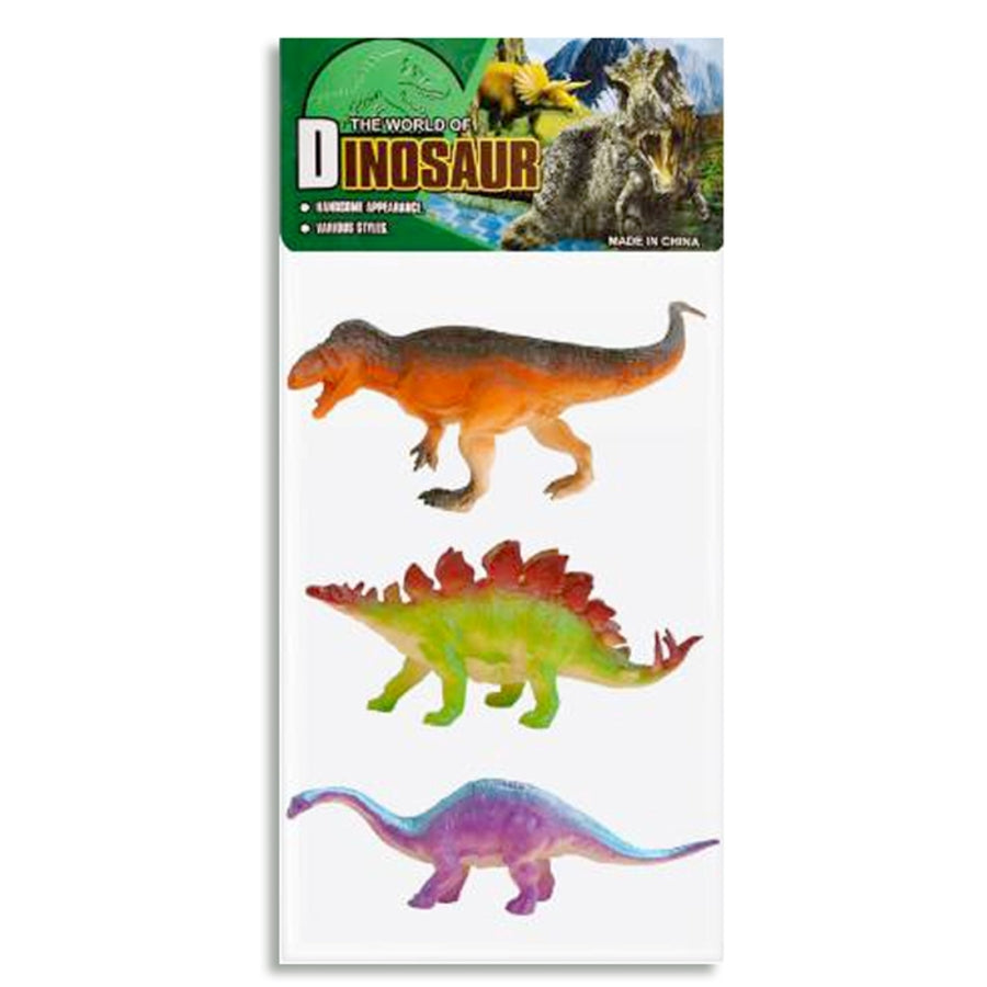 3 dinosaurios en bolsa