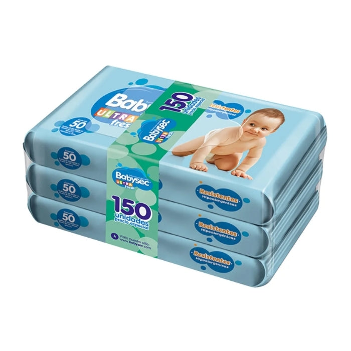 Toallitas humedas Babysec Ultra x150
