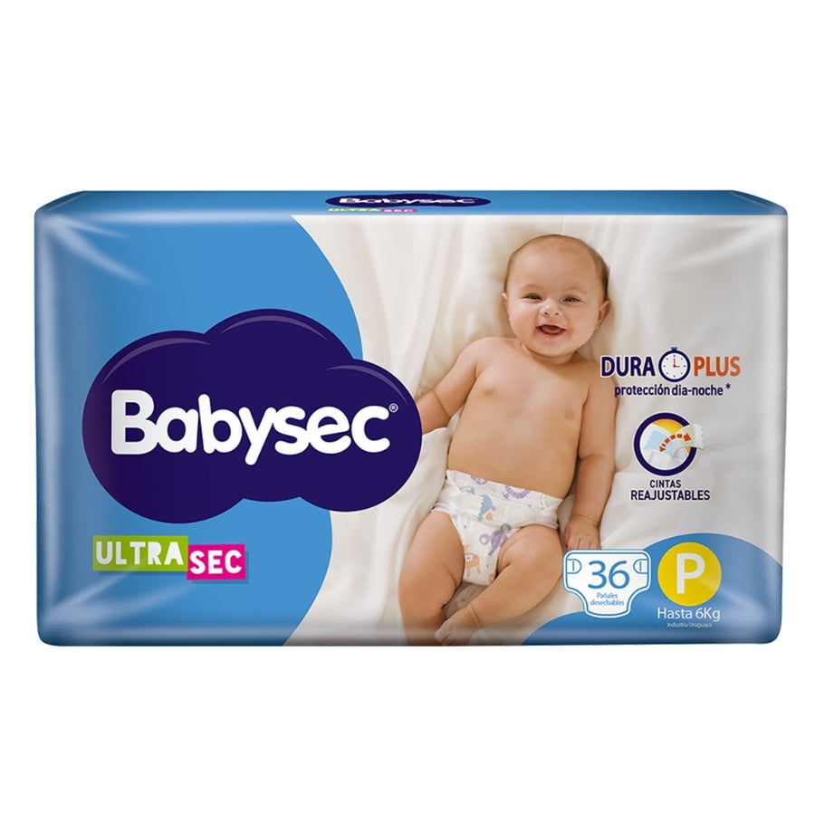 Pañales Babysec Ultra sec P x36
