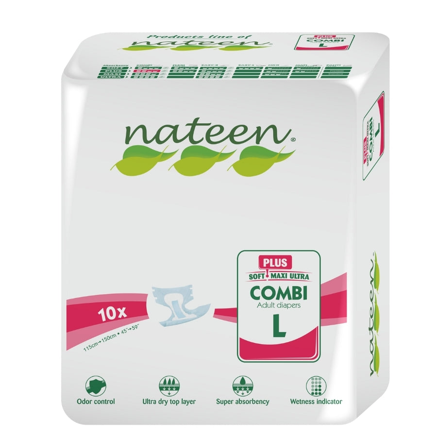 Pañales Nateen plus adulto L X10