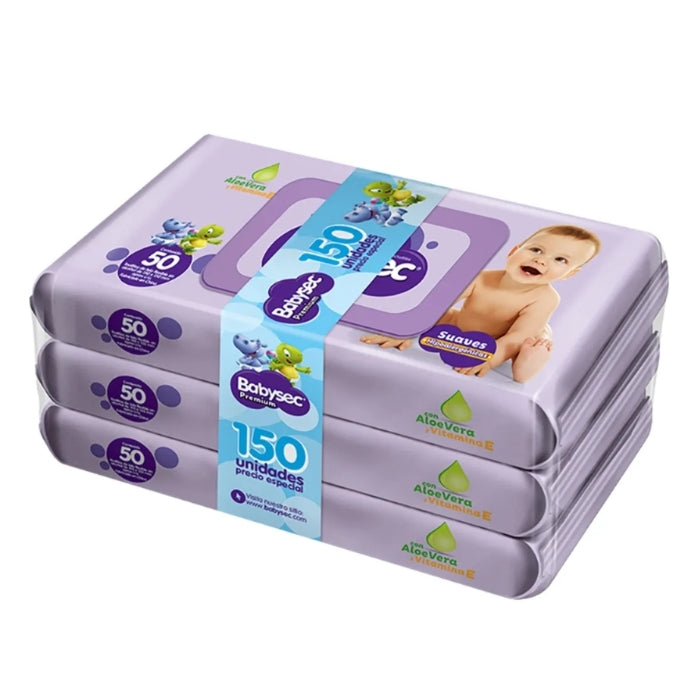 Toallitas humedas Babysec Premium x150