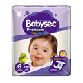 Pañales Babysec Premium Talle G – Pack Ahorro 120 unidades