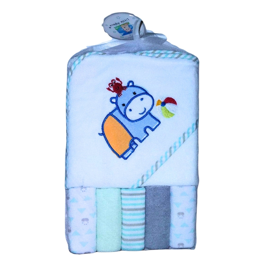 Set de Toalla con Capucha + Babitas