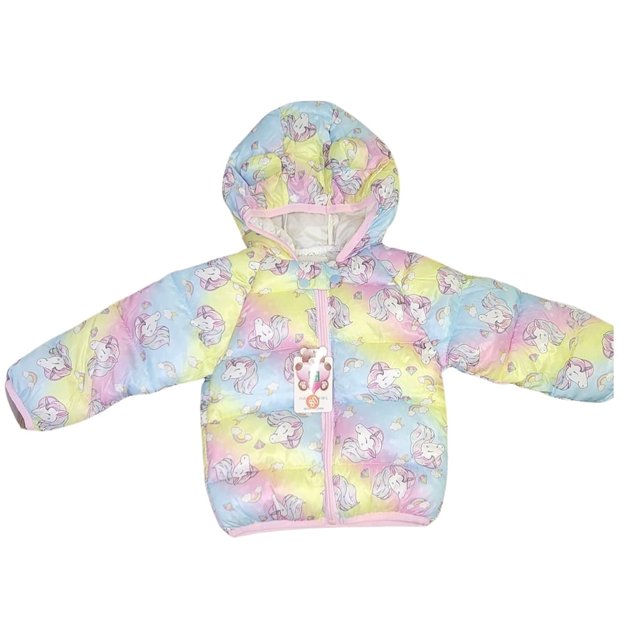 Campera puffer con diseños