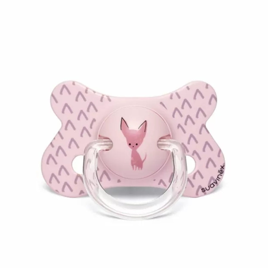Chupete Suavinex fisiologico 4-18 meses color Rosa