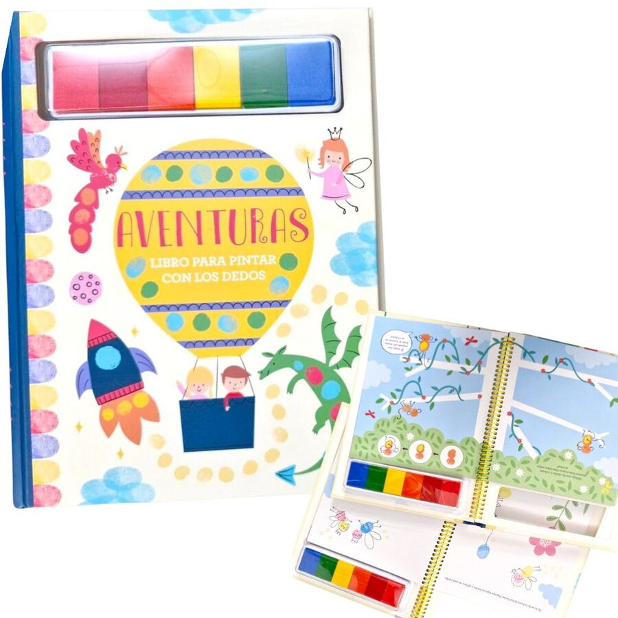 Libro para pintar con dedos
