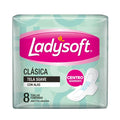 Toallas femeninas Ladysoft Clasica x8